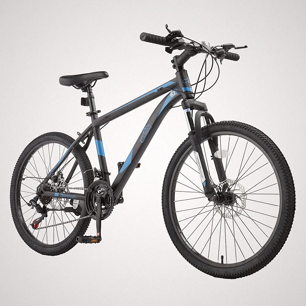 24 Inch Mountain Bike, 7/21-Speed Adult Bicycle for Audlt