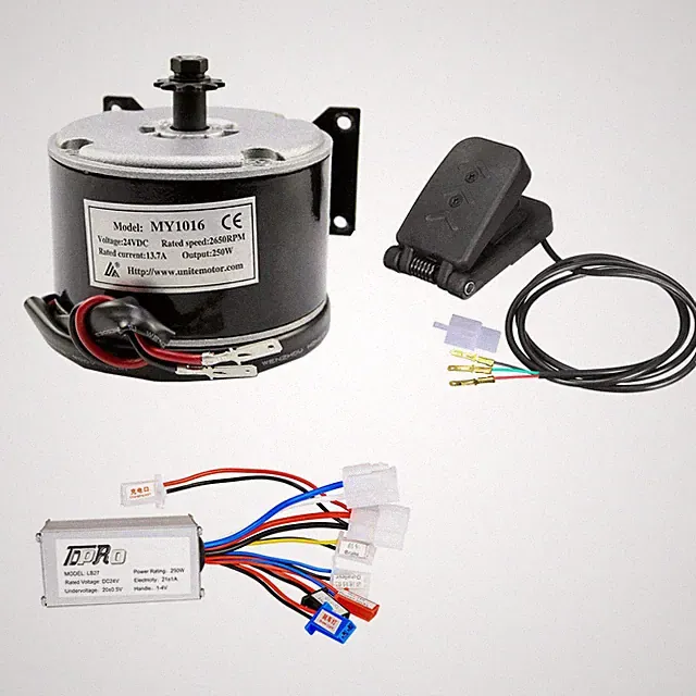 24V 250W Brush DC Motor Controller Pedal Ebike Go Kart Drift Trike Scooter Razor