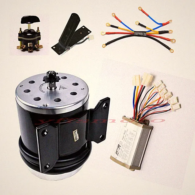 36V 800W Electric Brush Motor+Controller+Pedal for Electric Scooter Trike GoKart