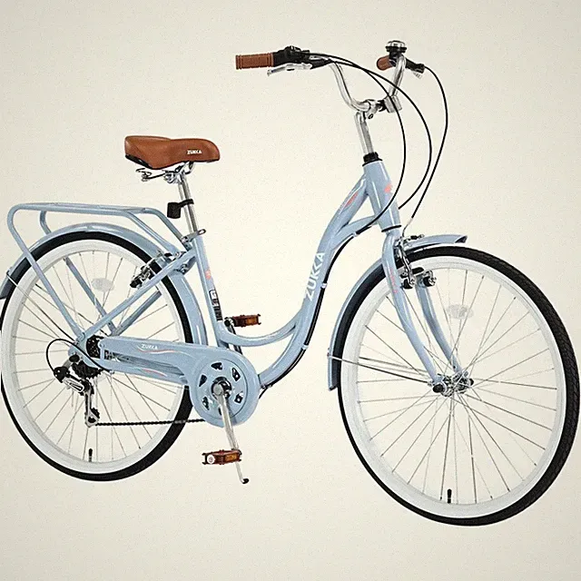 7 Speed, Steel Frame, Multiple Colors 24 Inch Ladies Bicycle