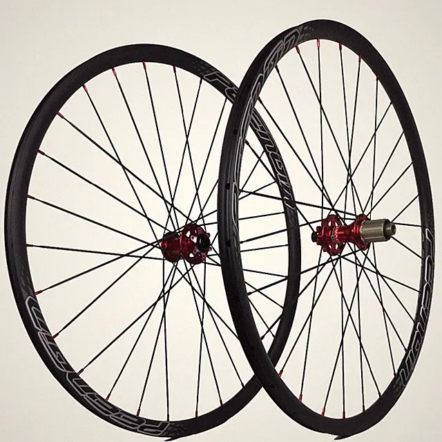 Carbon Fiber Mountain Bike Wheelset 26inch Cross Country Bicycle Wheels 24X24mm