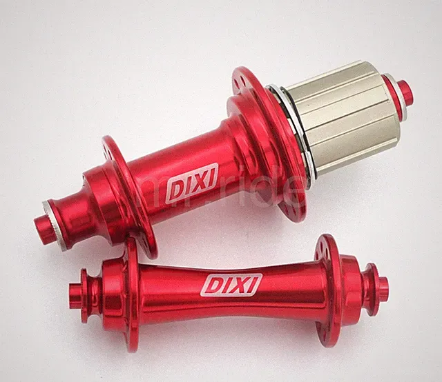 Dixi Road bike bicycle hubs set 20/24H for Sram Shimano 11 Speed,Red