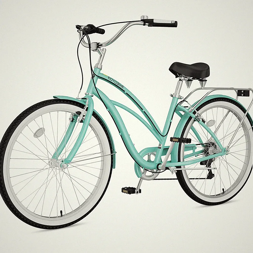 MOONCOOL Cruiser Bike For Men, Women Cruiser Bike 24" City Bike Commuter Bicycle