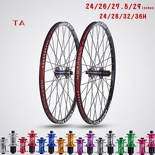 Mountain Bike Wheelset 24/26/27.5/29 Inches Disc Brake 7-12 Speed Bicycle Wheels