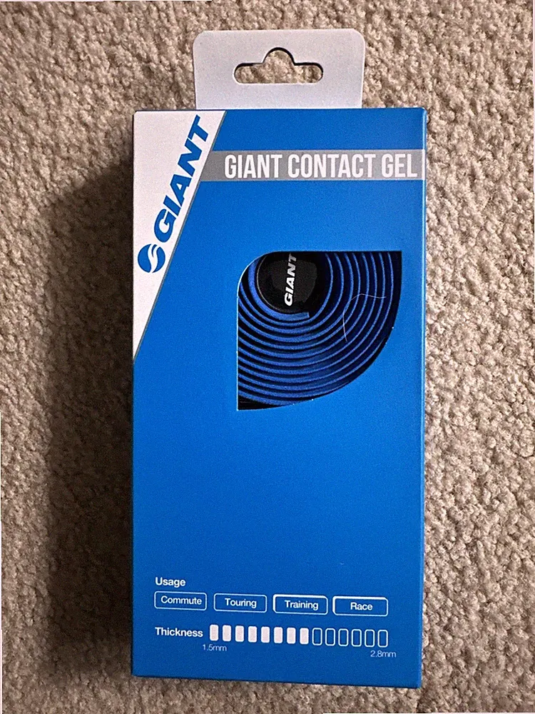 NEW Giant BICYCLE Contact Gel Bike HANDLEBAR TAPE Blue RTL $24