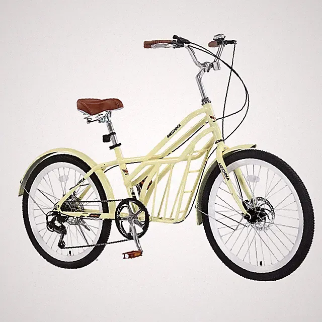 Outdoor Bikes 24 Inch Adult Commuter Bike 6 Speed Steel Frame City Road Bicycle